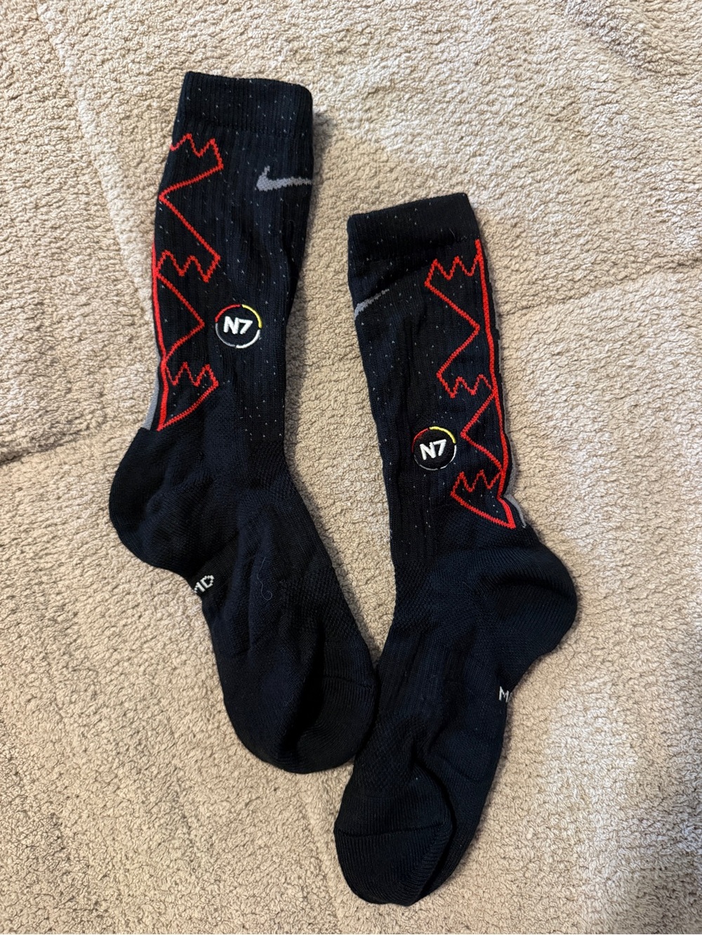 Nike N7 Black Crew Socks